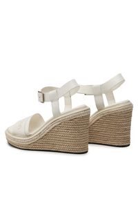 Calvin Klein Espadryle Wedge 70Hh - He HW0HW01499 Beżowy. Kolor: beżowy. Materiał: skóra #4