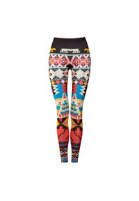 Legginsy sportowe damskie DEEP TRIP Peru. Kolor: wielokolorowy #1