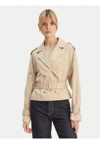 Guess Trencz W6GL21 W1954 Beżowy Regular Fit. Kolor: beżowy. Materiał: syntetyk #1