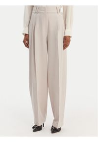 Patrizia Pepe Spodnie materiałowe 8P0794/A498-S748 Szary Regular Fit. Kolor: szary. Materiał: syntetyk #1