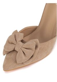 DeeZee Czółenka WS1001-01 Beżowy. Kolor: beżowy. Materiał: materiał #2