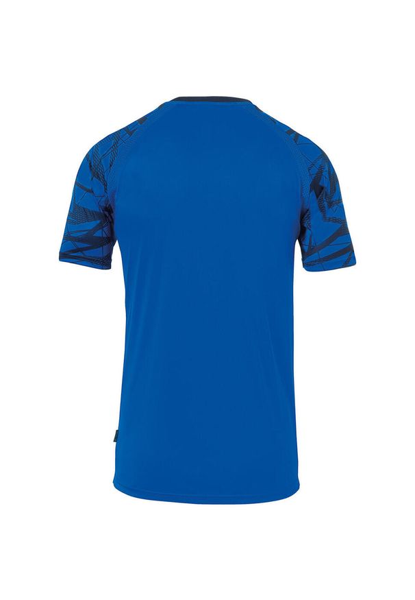 UHLSPORT - Jersey Uhlsport Goal 25. Typ kołnierza: dekolt w kształcie V. Kolor: wielokolorowy, niebieski, czarny. Materiał: jersey