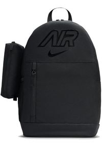 Nike Plecak szkolny NIKE Elemental z piórnikiem Sportowy czarny 20L. Kolor: czarny. Styl: sportowy #1