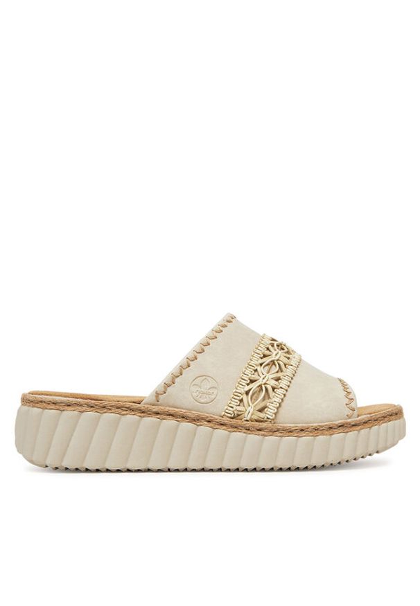 Rieker Klapki CEO-69278-60 Beżowy. Kolor: beżowy. Materiał: materiał