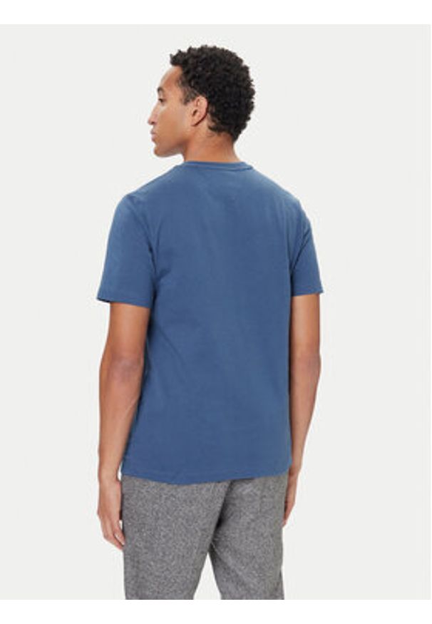 TOMMY HILFIGER - Tommy Hilfiger T-Shirt Ess Seasonal MW0MW39995 Niebieski Regular Fit. Kolor: niebieski. Materiał: bawełna