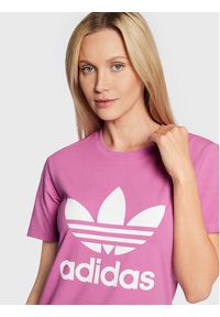 Adidas - adidas T-Shirt adicolor Classics Trefoil HK9640 Różowy Regular Fit. Kolor: różowy. Materiał: bawełna