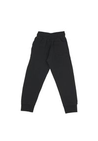 LEONE 1947 APPAREL - Dziecięce spodnie dresowe klasy Junior z dwukolorowym paskiem. Kolor: czarny. Materiał: dresówka. Sport: joga i pilates