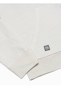 Ombre Clothing - Bluza męska z kapturem B1148 - grafitowa - XL. Typ kołnierza: kaptur. Kolor: szary. Materiał: bawełna #3