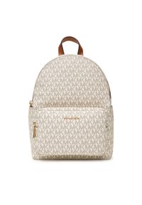MICHAEL Michael Kors Plecak Tanner 30T5GTNB2B Beżowy. Kolor: beżowy. Materiał: skóra
