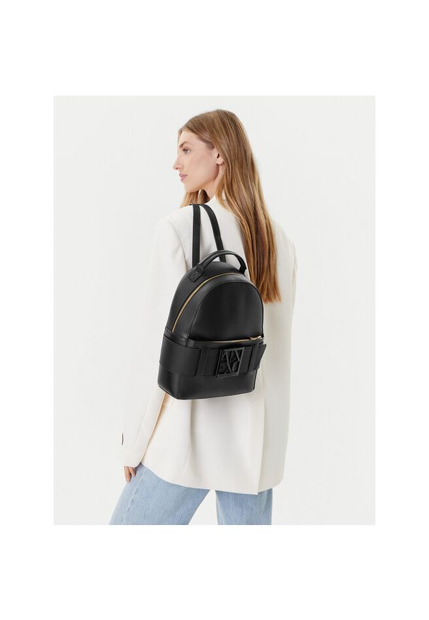 Plecak Armani Exchange. Kolor: czarny