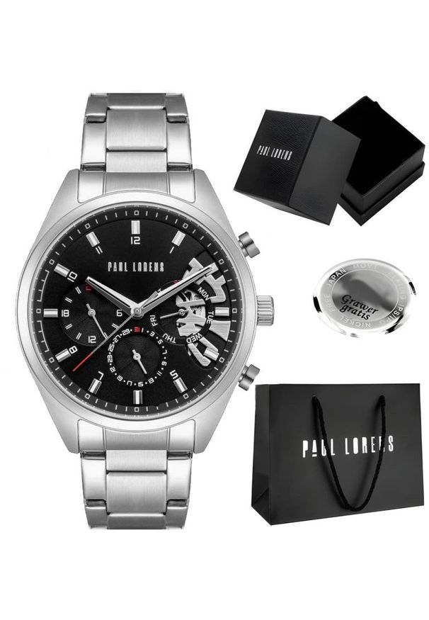 Zegarek męski Paul Lorens SALADO-PROF Z GRAWEREM