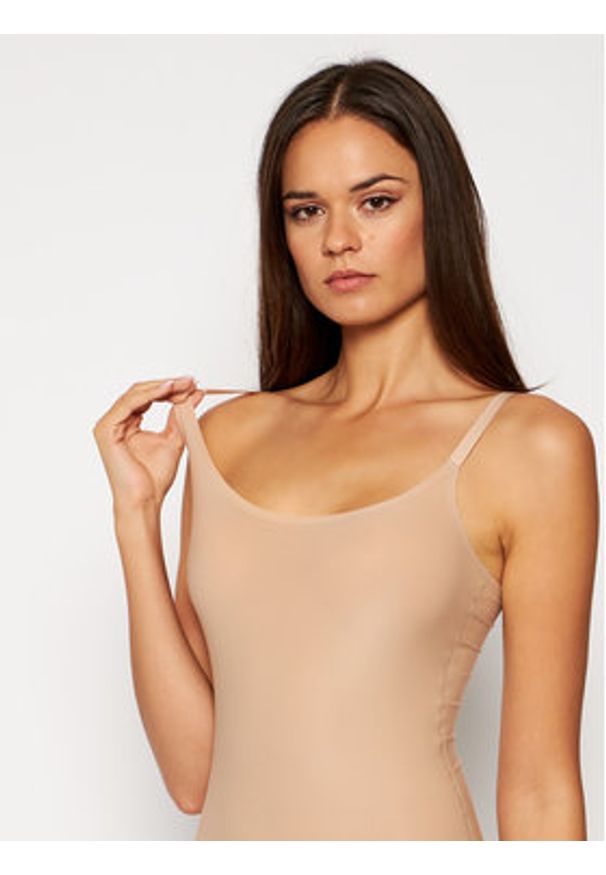 Chantelle Body Soft Stretch C10680 Beżowy. Kolor: beżowy. Materiał: syntetyk