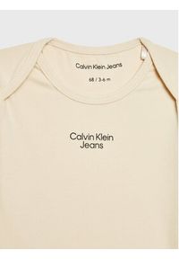 Calvin Klein Jeans Komplet 3 par body dziecięcych IN0IN00010 Kolorowy Regular Fit. Materiał: bawełna. Wzór: kolorowy #8
