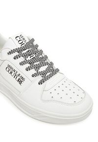 Versace Jeans Couture Sneakersy 78YA3SJ5 Biały. Kolor: biały. Materiał: skóra