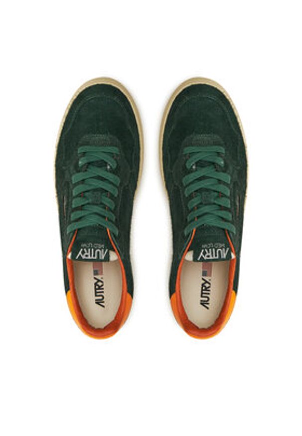 AUTRY - Autry Sneakersy FLLMUL02 Zielony. Kolor: zielony. Materiał: zamsz, skóra