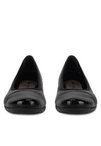 Rieker Baleriny L9351-00 Czarny. Kolor: czarny. Materiał: skóra #5