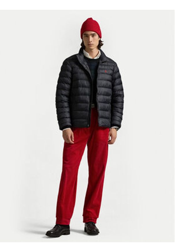 Polo Ralph Lauren Kurtka przejściowa 710940238002 Czarny Regular Fit. Typ kołnierza: polo. Kolor: czarny. Materiał: syntetyk