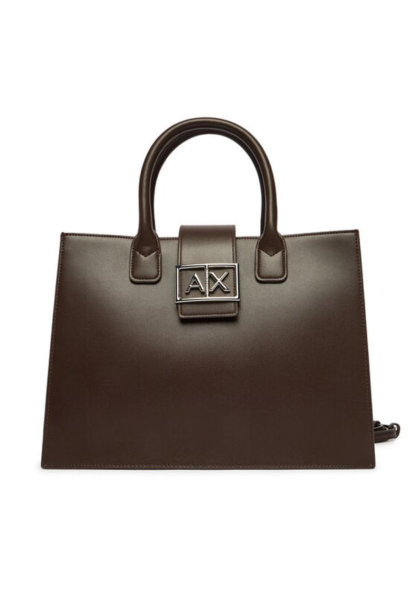 Armani Exchange Torebka XW000305 AF12039 U601 Szary. Kolor: szary. Materiał: skórzane