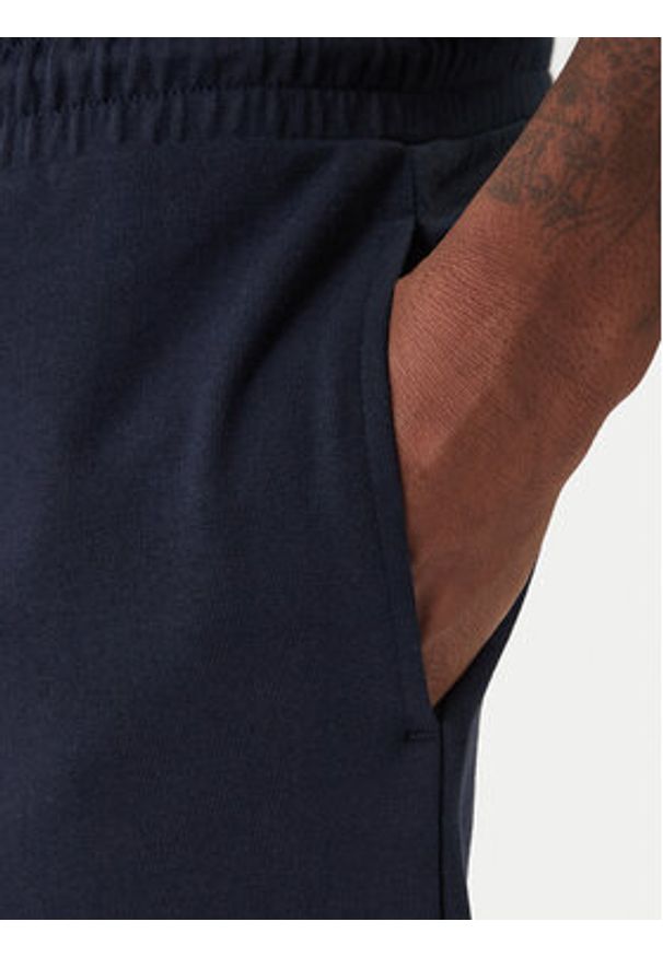 EA7 Emporio Armani Spodnie dresowe 7M001415 AF22266 UB102 Granatowy Regular Fit. Kolor: niebieski. Materiał: bawełna
