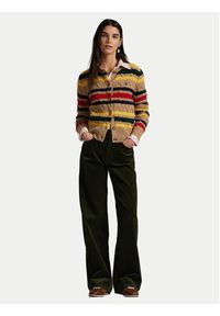 Polo Ralph Lauren Spodnie materiałowe 211A87463001 Zielony Wide Leg. Kolor: zielony. Materiał: bawełna #3