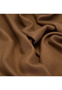 Wittchen - Damski szal z frędzlami. Kolor: brązowy. Materiał: poliester. Sezon: wiosna, jesień, zima. Styl: klasyczny, elegancki #4