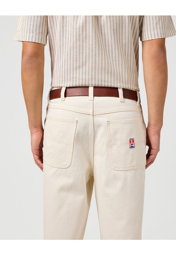 Wrangler - MESKI PASEK WRANGLER ROLLER BUCKLE BELT BROWN 112365270