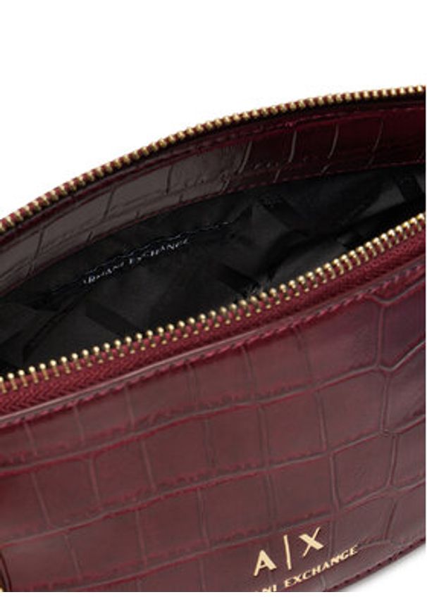 Armani Exchange Torebka XW000304 AF17154 UA343 Bordowy. Kolor: czerwony. Materiał: skórzane