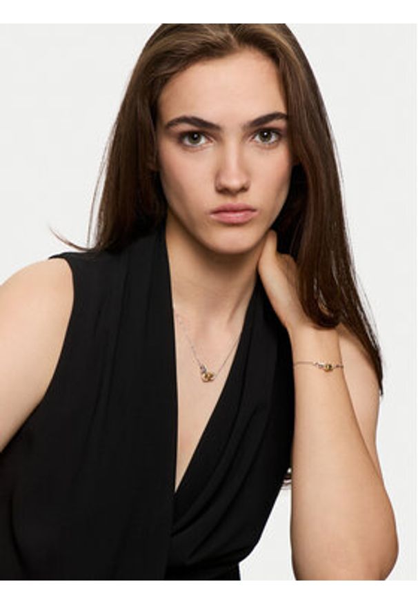 Michael Kors Naszyjnik MKC1734CZ931 Srebrny. Materiał: srebrne. Kolor: srebrny