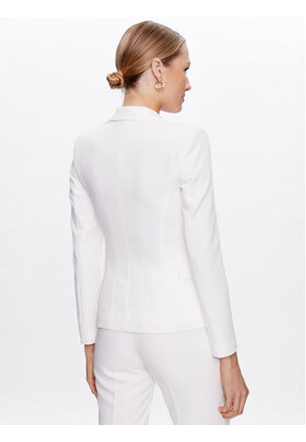Liu Jo Marynarka CA3044 T2200 Biały Regular Fit. Kolor: biały. Materiał: syntetyk