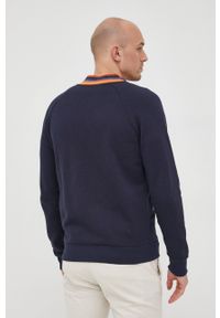 Paul Smith bluza bawełniana męska kolor granatowy. Okazja: na co dzień. Kolor: niebieski. Materiał: bawełna. Długość rękawa: raglanowy rękaw. Styl: casual #5