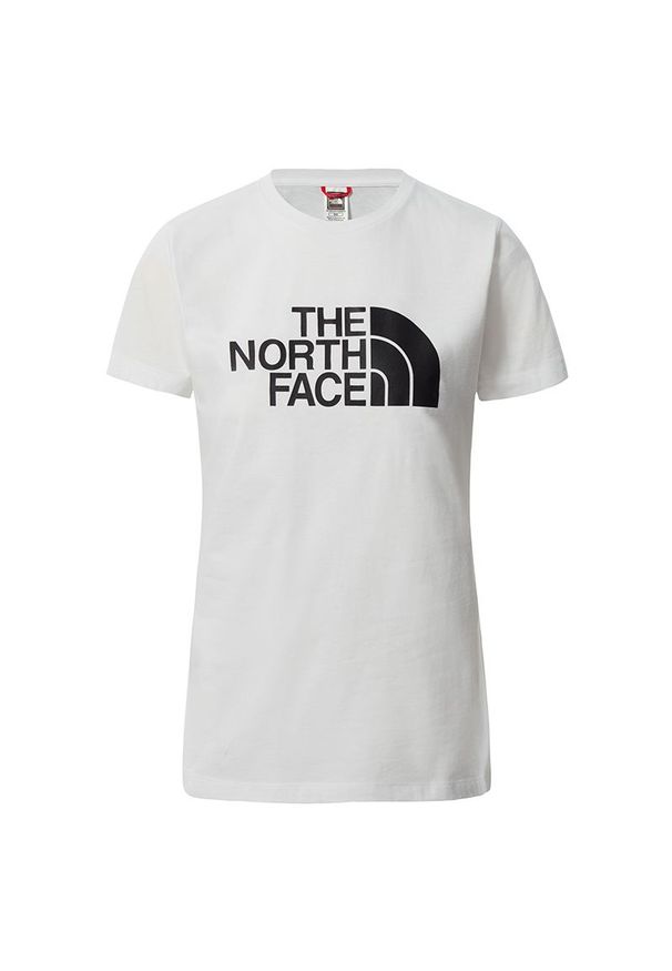 Koszulka The North Face Easy 0A4T1QFN41 - biała. Kolor: biały. Materiał: bawełna. Długość rękawa: krótki rękaw. Długość: krótkie
