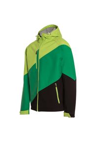 Kurtka trekkingowa męska Viking Norman softshell. Kolor: zielony, czarny, wielokolorowy. Materiał: softshell #1