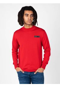 Plein Sport Sweter | MLPS90352 | Mężczyzna | Czerwony. Okazja: na co dzień. Kolor: czerwony. Materiał: wełna. Styl: sportowy #3
