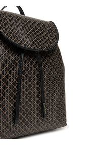 Calvin Klein Plecak Emblem Aop Flap Backpack LV04F3271G Czarny. Kolor: czarny. Materiał: skóra #5