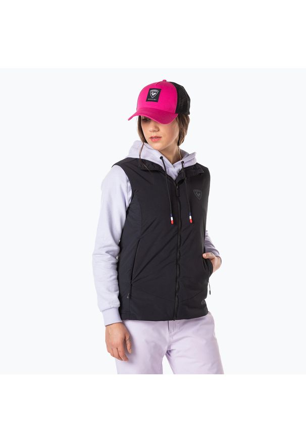 Bezrękawnik damski Rossignol Opside Vest. Kolor: czarny. Długość rękawa: bez rękawów. Sport: turystyka piesza