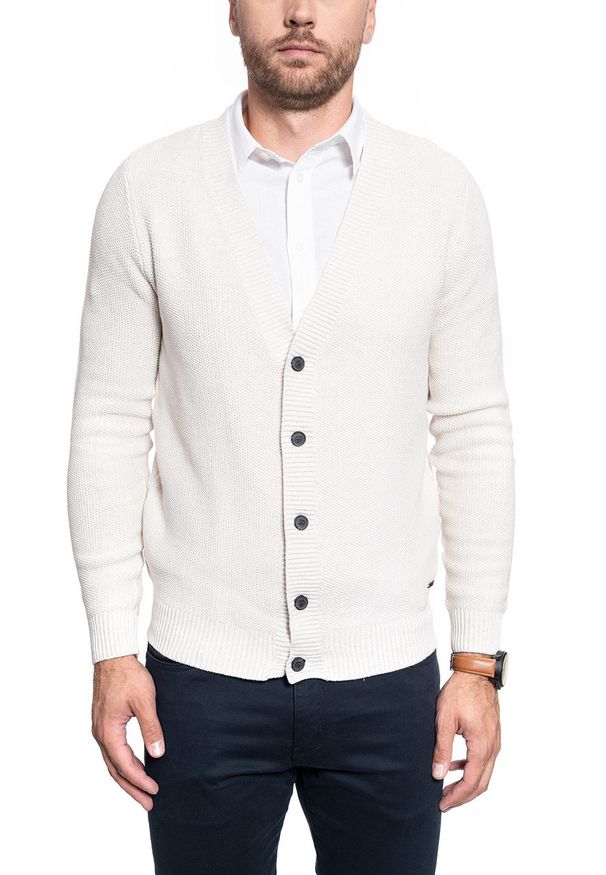 Mustang - MĘSKI SWETER ROZPINANY MUSTANG EDGAR CARDIGAN 1010104 2071