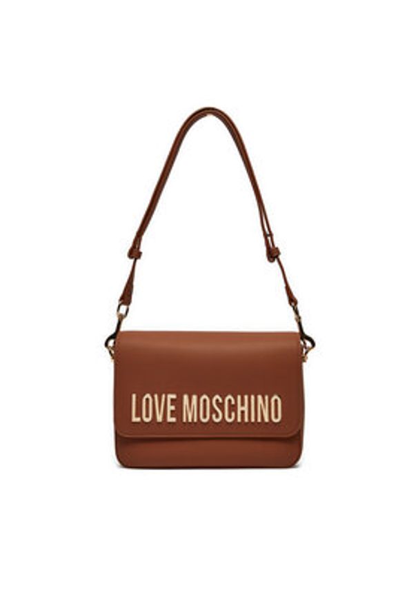 Love Moschino - LOVE MOSCHINO Torebka JC4023PP1LKD0208 Brązowy. Kolor: brązowy. Materiał: skórzane