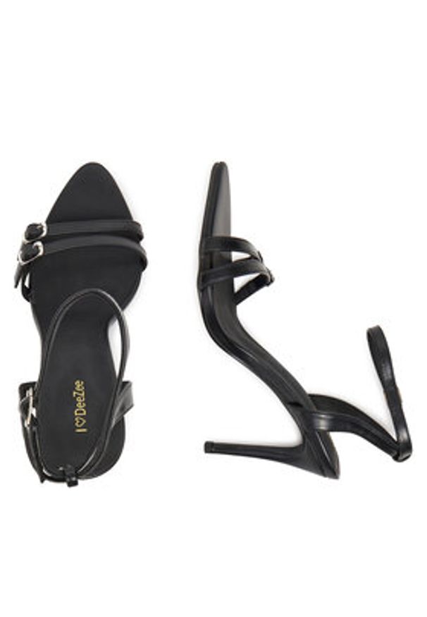 DeeZee Sandały 1364J-5 Czarny. Kolor: czarny. Materiał: syntetyk, materiał