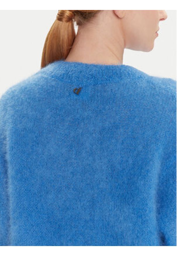 Dixie Sweter M277Y101A Niebieski Relaxed Fit. Kolor: niebieski. Materiał: syntetyk