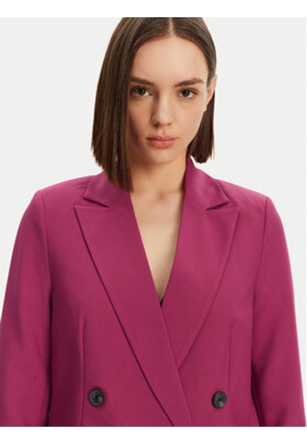 only - ONLY Marynarka Casey 15338768 Różowy Regular Fit. Kolor: różowy. Materiał: syntetyk