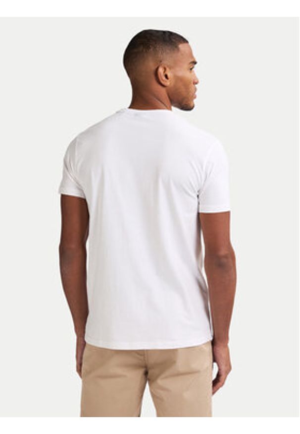 Petrol Industries T-Shirt M-1050-TSR602 Biały Regular Fit. Kolor: biały. Materiał: bawełna