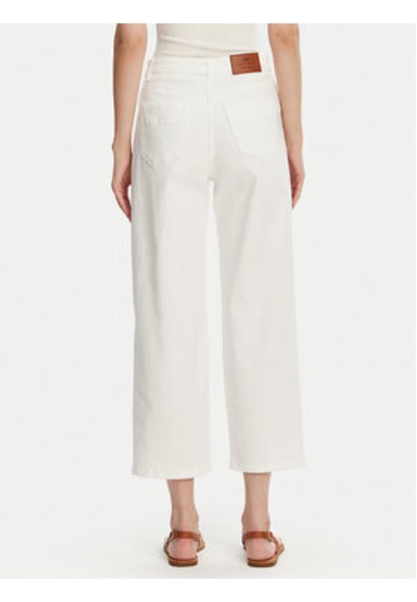 Elisabetta Franchi Jeansy PJ-87D-51E2 Biały Regular Fit. Kolor: biały