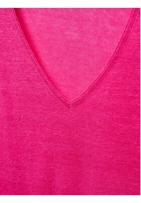 mango - Mango T-Shirt Linito 67006318 Różowy Relaxed Fit. Kolor: różowy. Materiał: len #6