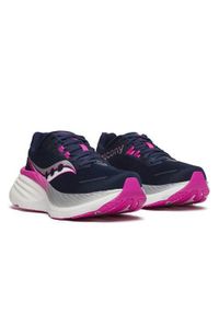 Buty do biegania damskie Saucony Hurricane 24. Zapięcie: sznurówki. Kolor: wielokolorowy. Materiał: materiał, syntetyk, tkanina. Szerokość cholewki: normalna