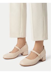 Go Soft Czółenka CEO-DBDS40913-1 Beżowy. Kolor: beżowy. Materiał: materiał #9