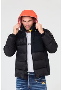 Parajumpers - PARAJUMPERS Czarna męska kurtka Gover, Rozmiar L. Kolor: czarny. Materiał: puch #7