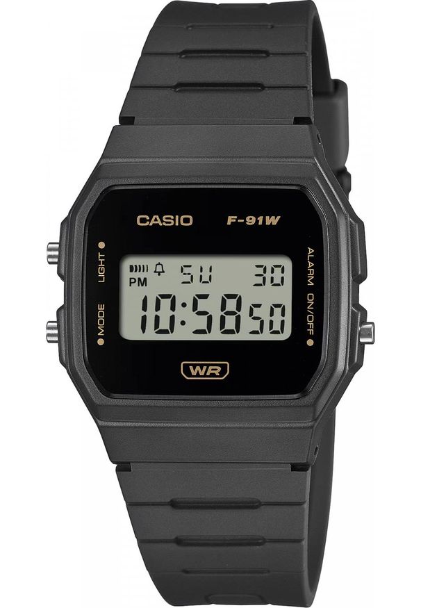 Casio Vintage Zegarek dla dzieci Casio F-91WB-8AEF szary. Kolor: szary. Styl: vintage