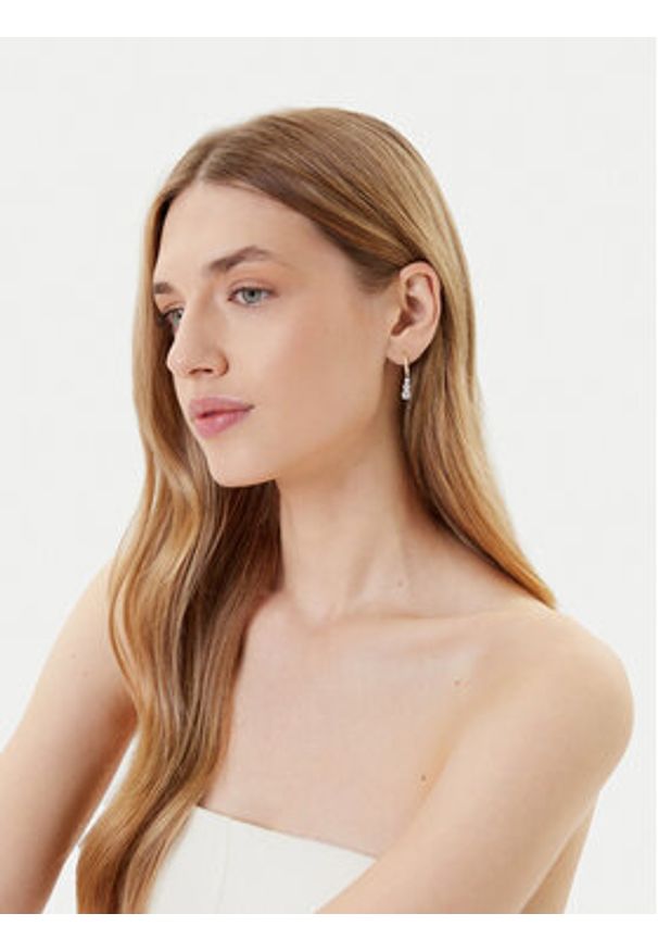 Swarovski Kolczyki kreole Stilla Attract 5723300 Złoty. Materiał: metalowe. Kolor: złoty