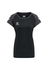 Koszulka damska Hummel hmlhmlCORE volley stretch. Kolor: czarny. Sport: piłka nożna #1