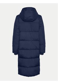 Vero Moda Płaszcz zimowy Erica Holly 10251595 Granatowy Regular Fit. Kolor: niebieski. Materiał: syntetyk. Sezon: zima